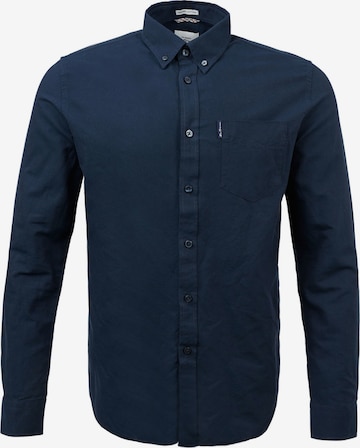 Ben Sherman Button Up Shirt in Blue: front