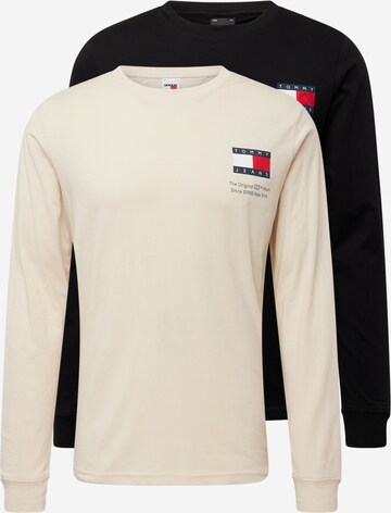 T-Shirt Tommy Jeans en beige : devant