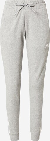 Tapered Pantaloni sport 'Essentials' de la ADIDAS SPORTSWEAR pe gri: față