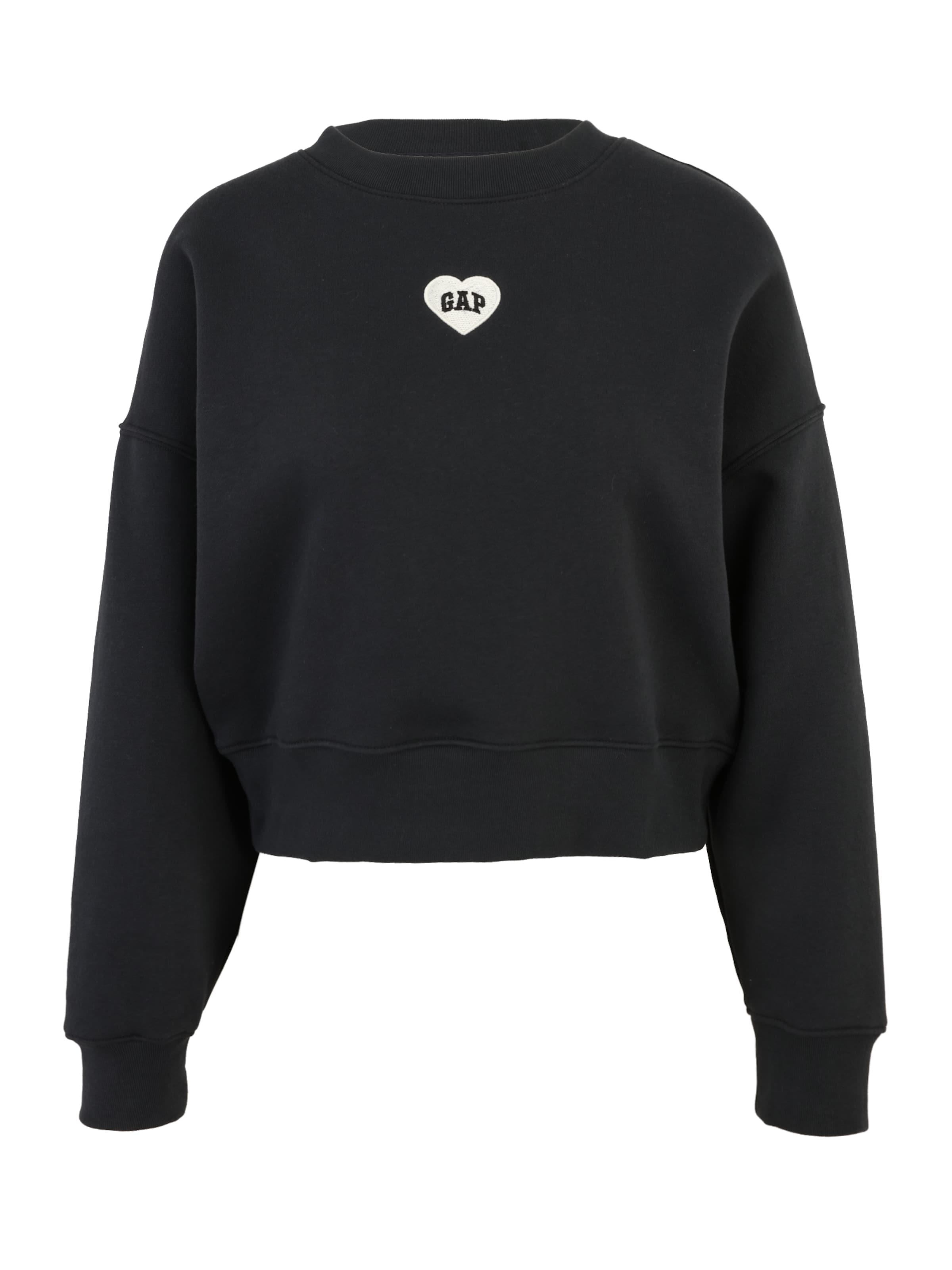 Gap Petite Sweatshirt in Zwart: voorkant