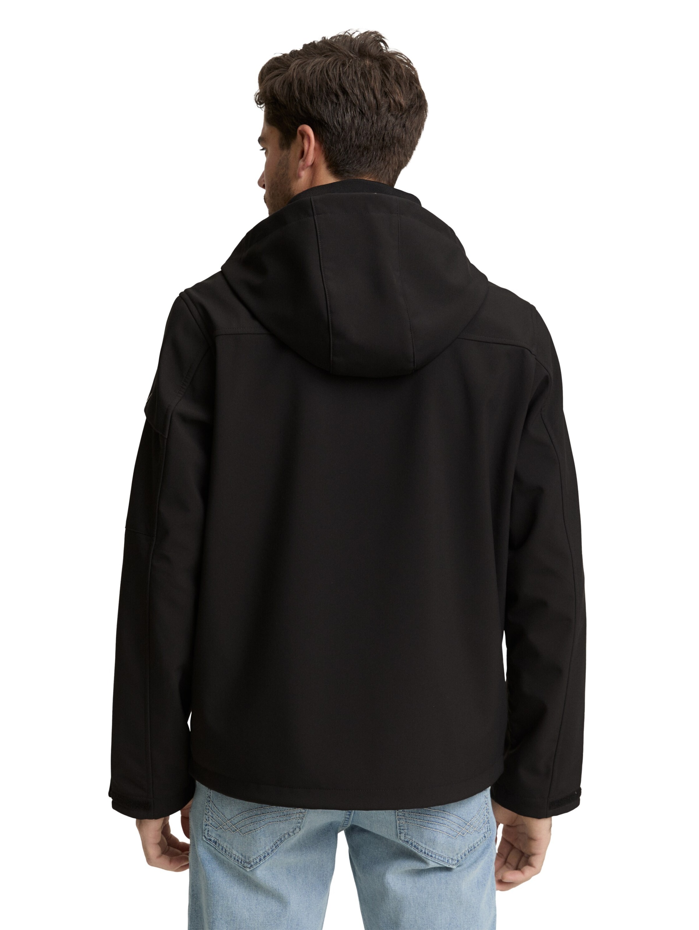 TOM TAILOR Funktionsjacke in Schwarz