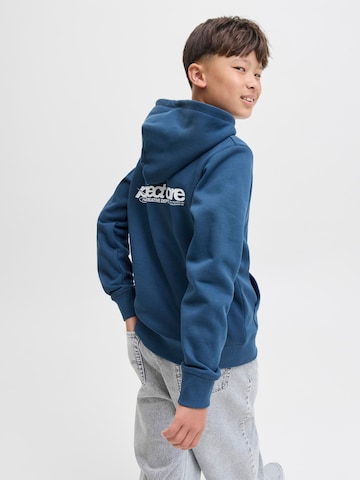 Sweat 'JCOUnion' Jack & Jones Junior en bleu : devant