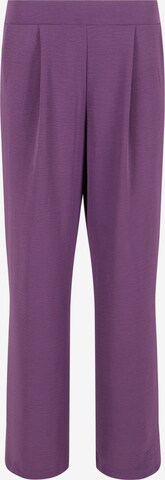 LolaLiza Pleat-front trousers in Purple: front