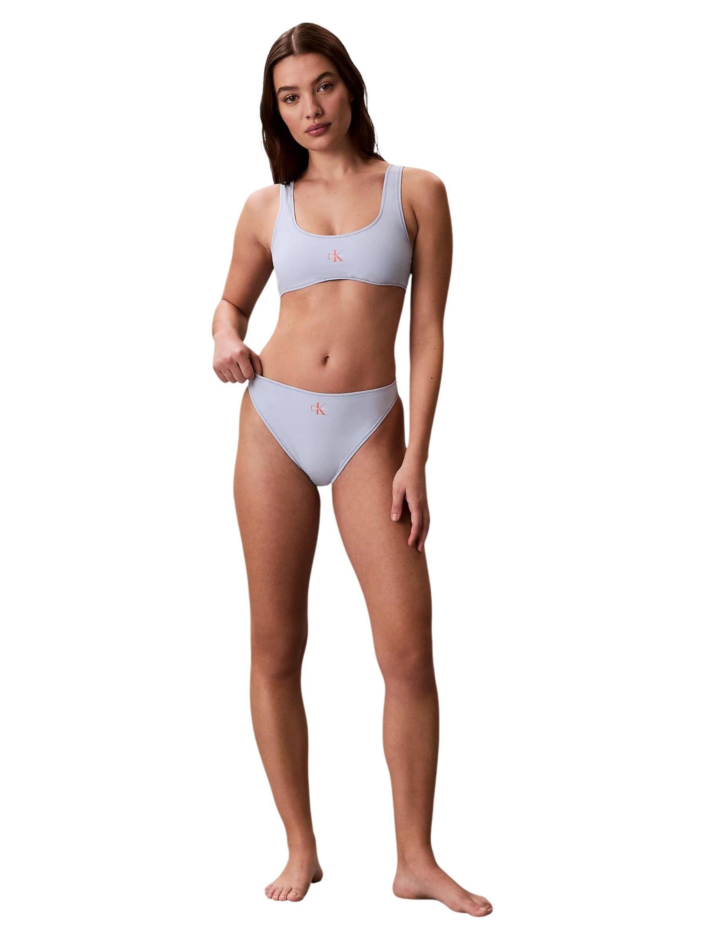 Classico Bikini 'BRALETTE LV00Q61100' di Calvin Klein Jeans in blu