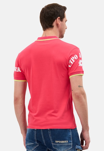 CIPO & BAXX Shirt in Apple / Raspberry / White, Item view