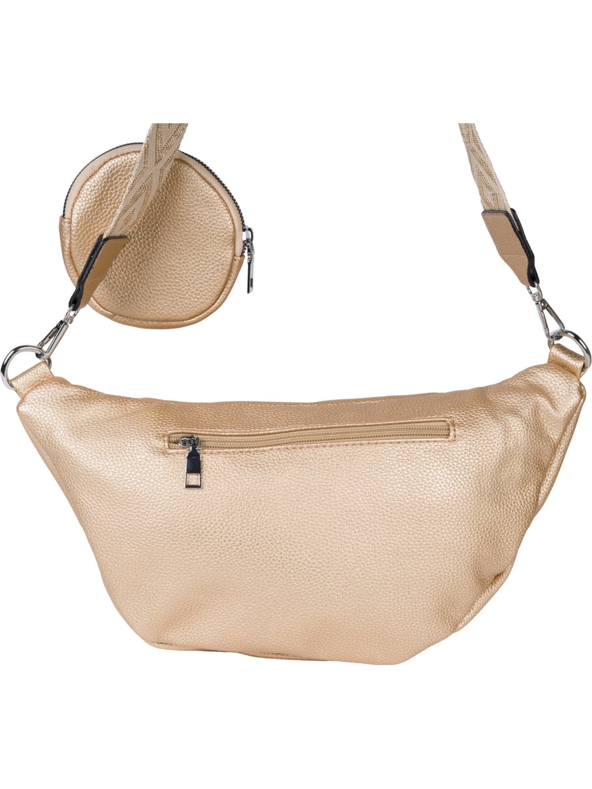 styleBREAKER Umhängetasche 'Halbmond Crossbody Bag Set 3-Teilig'‌‌‌‌‌‌‌‌‌‌ in Gold
