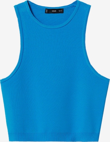 MANGO Knitted Top 'GIMME' in Blue: front