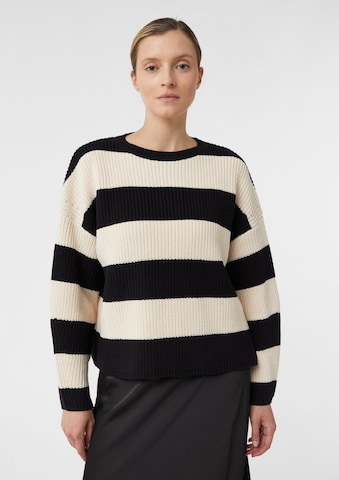 COMMA Pullover in Schwarz: Vorderseite
