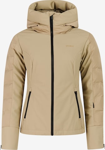 PROTEST Sportjacke 'PRTMERCURY' in Beige: Vorderseite