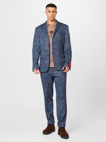 HUGO Red Regular Suit 'Away' in Blue