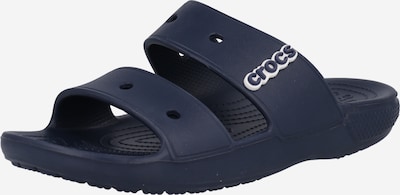 Crocs Pantolette in dunkelblau / weiß, Produktansicht
