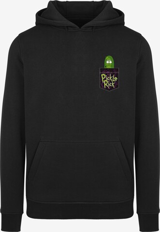 F4NT4STIC Sweatshirt 'Rick and Morty Pickle Rick' in Black: front