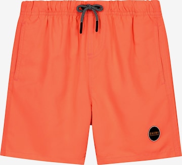 Shorts de bain Shiwi en orange : devant