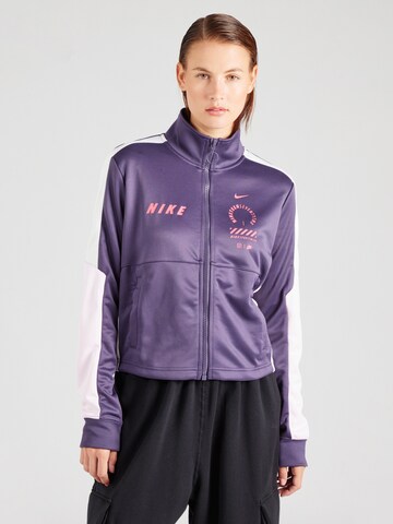 Nike Sportswear Overgangsjakke i lilla: forside