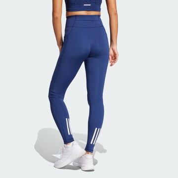 ADIDAS PERFORMANCE Skinny Sports trousers 'Own The Run' in Blue