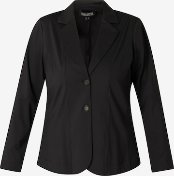 BASE LEVEL CURVY Blazer in Schwarz: Vorderseite