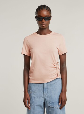 G-STAR Shirt in Roze: voorkant