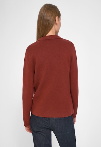 Peter Hahn Knit Cardigan in Red