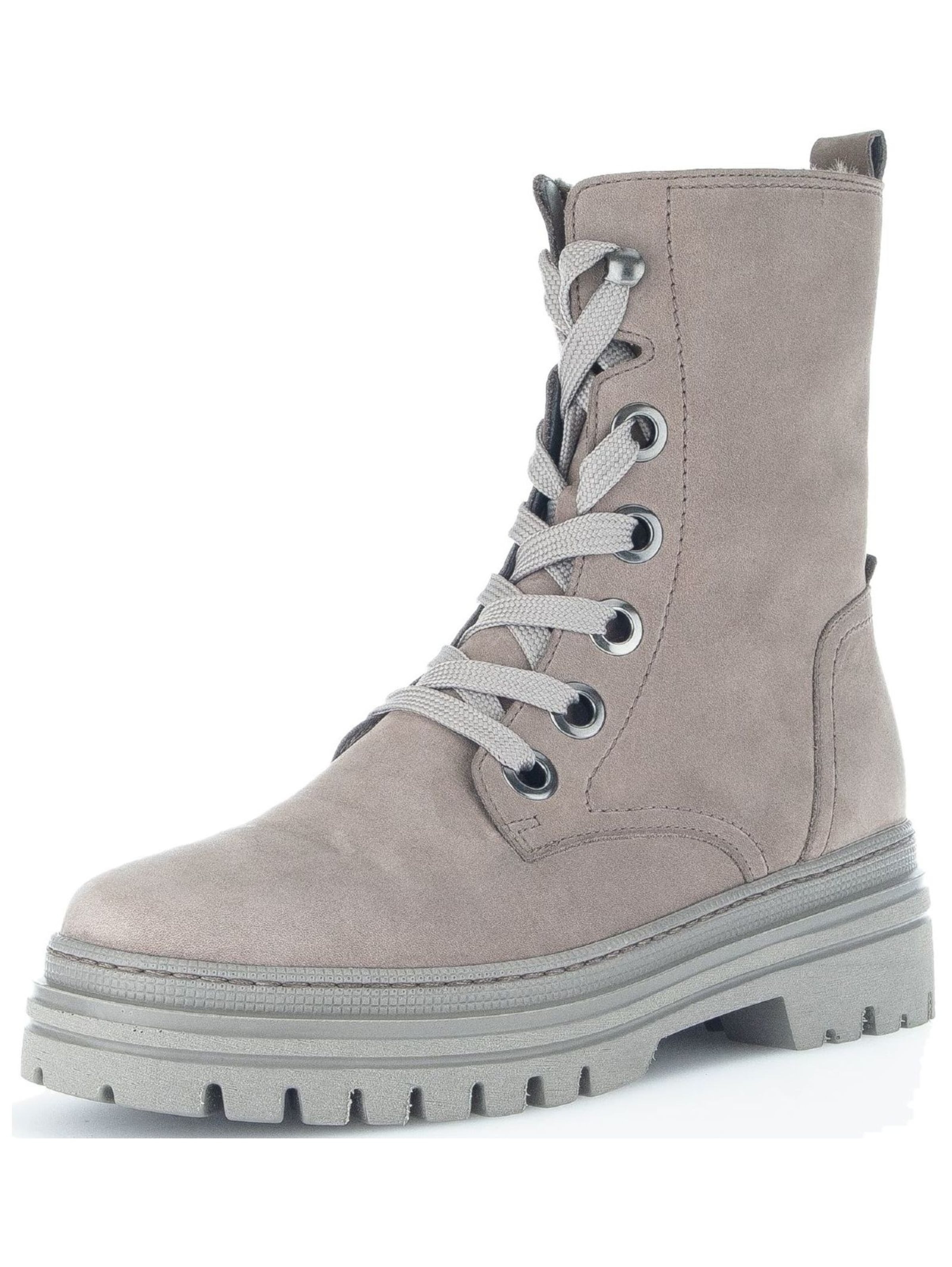 Bottines à lacets GABOR en gris : devant