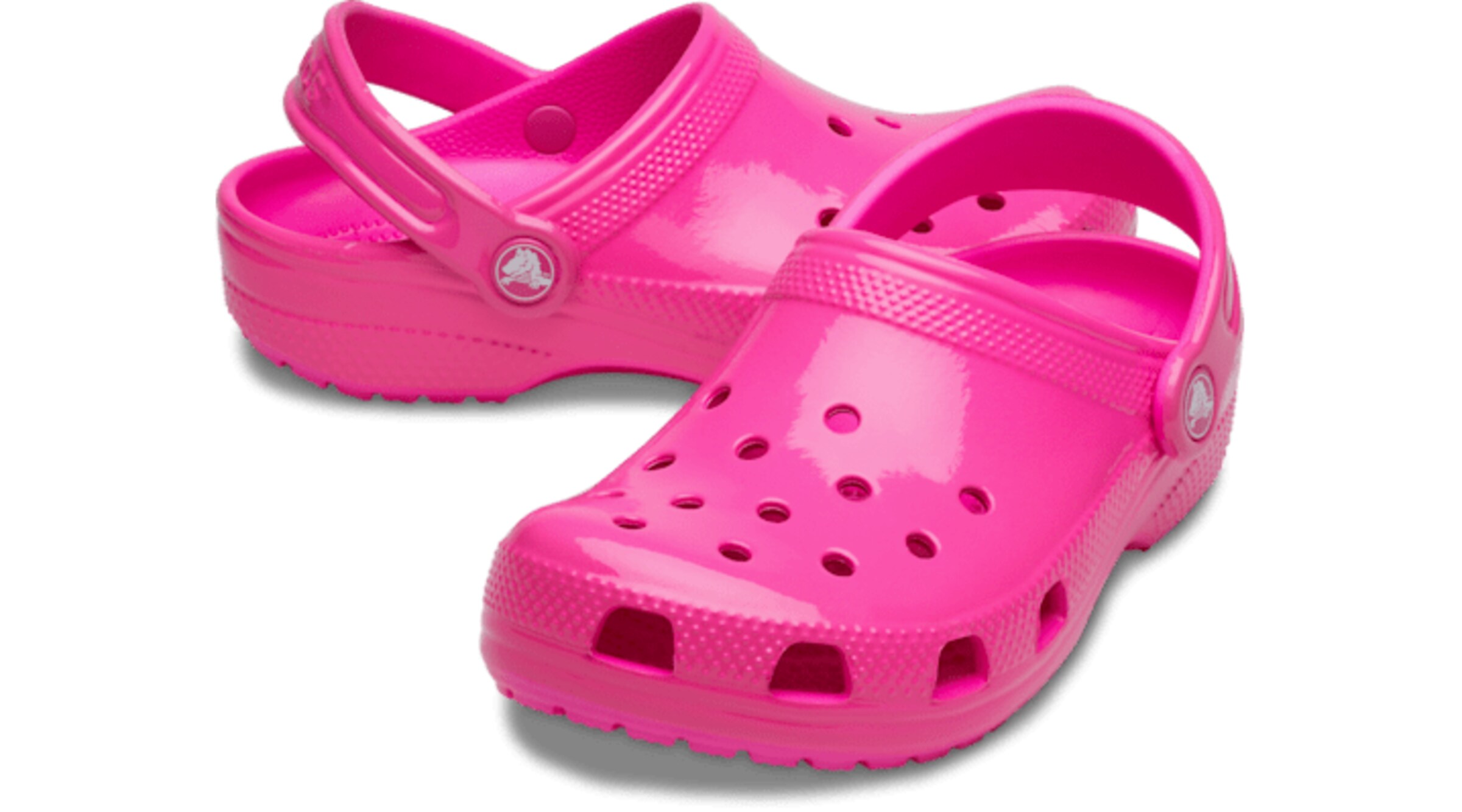 Crocs Otvorená obuv 'Classic Neon Highlighter' - Ružová