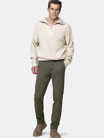 Regular Pantalon chino 'Bonn 2-3615' MEYER en vert