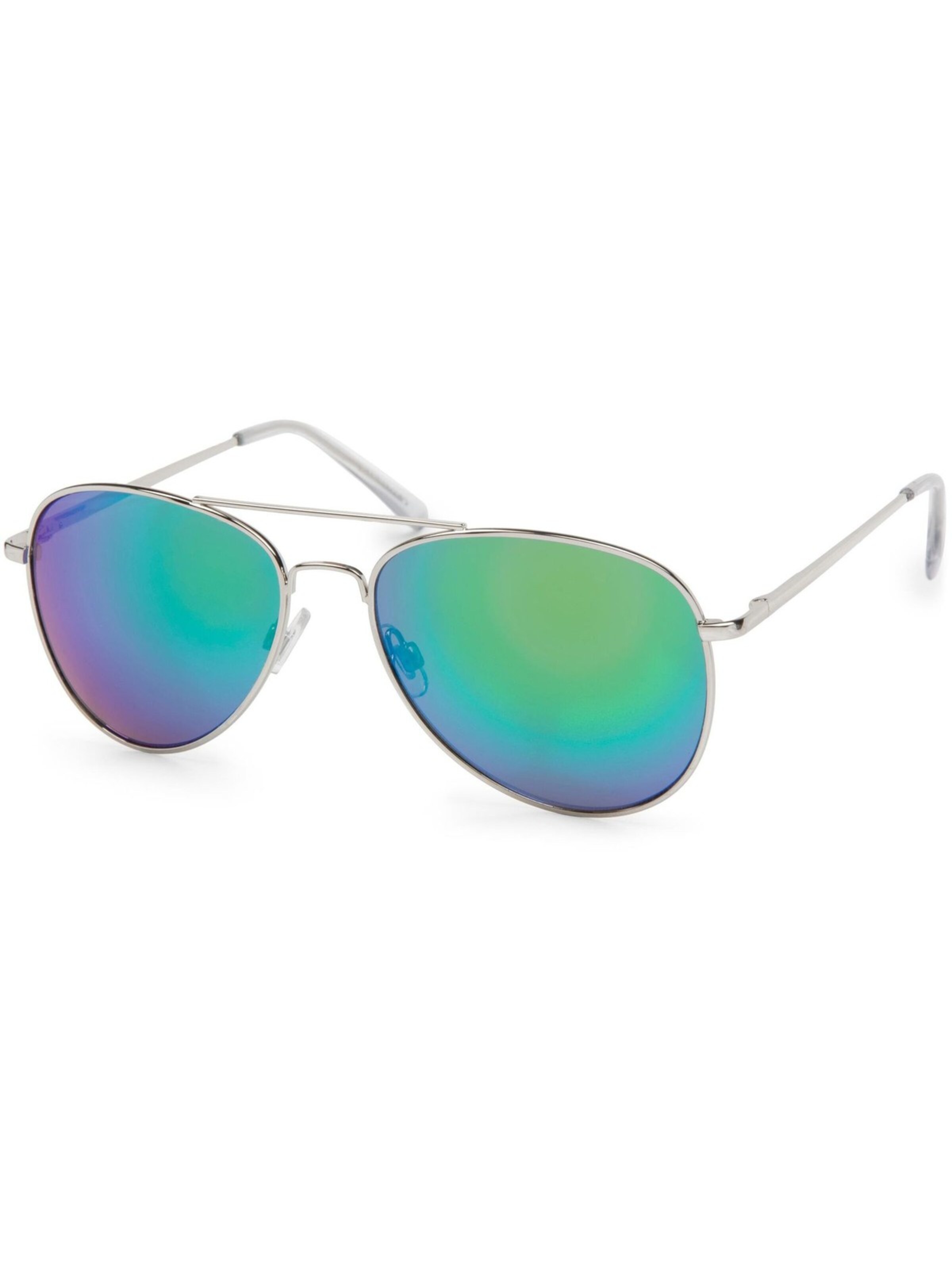 styleBREAKER Sonnenbrille 'Piloten Sonnenbrille'‌‌ in Grün: Vorderseite