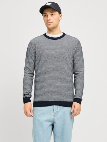 JACK & JONES Pulóver 'JJBRADY' - kék: elől