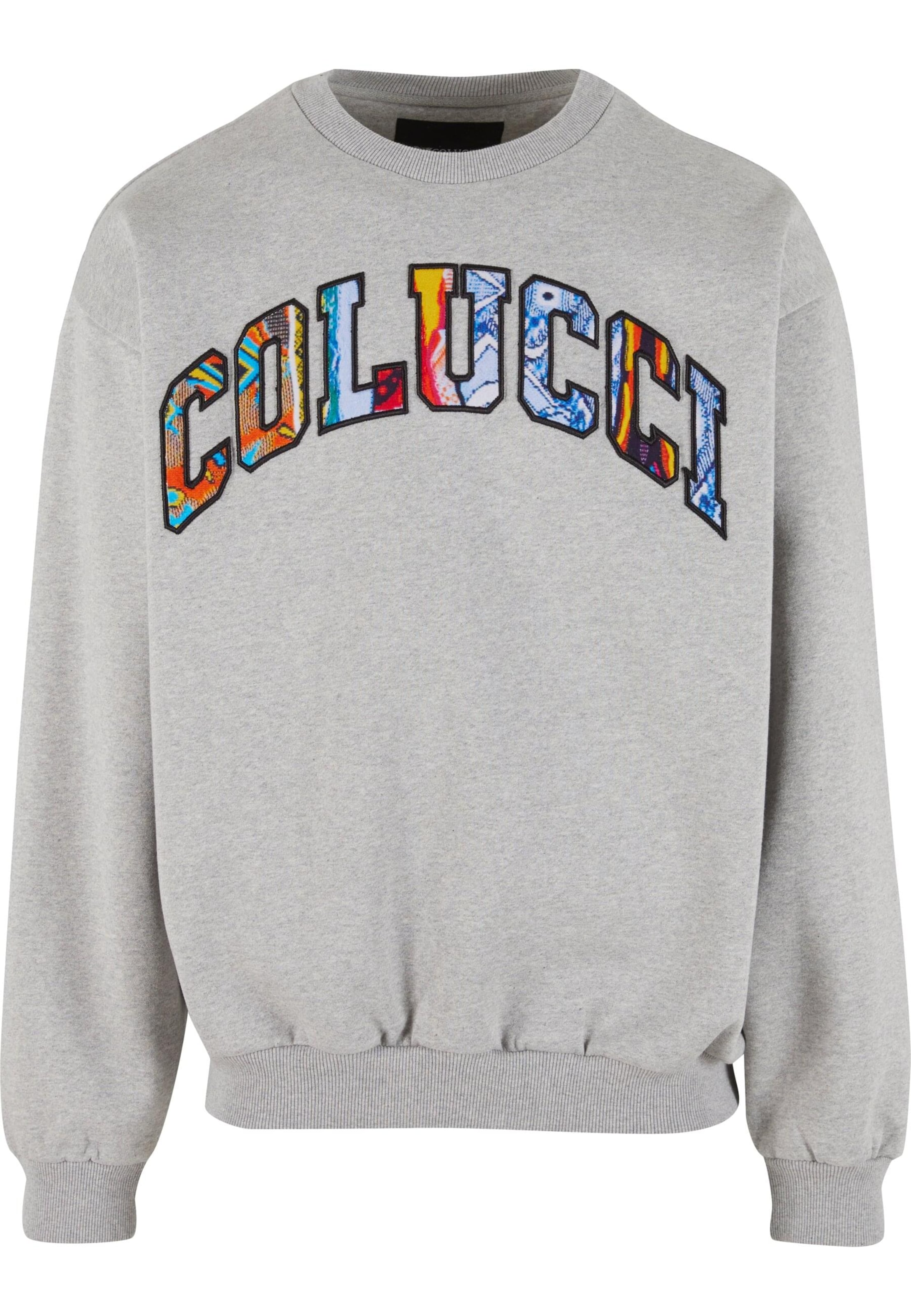 pelēks Colucci Sportisks džemperis: no priekšpuses
