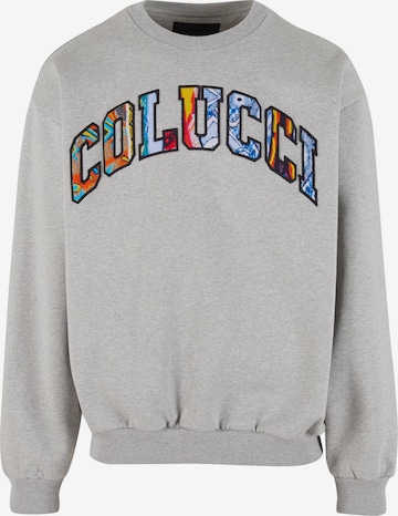 Colucci Sweatshirt in Grijs: voorkant