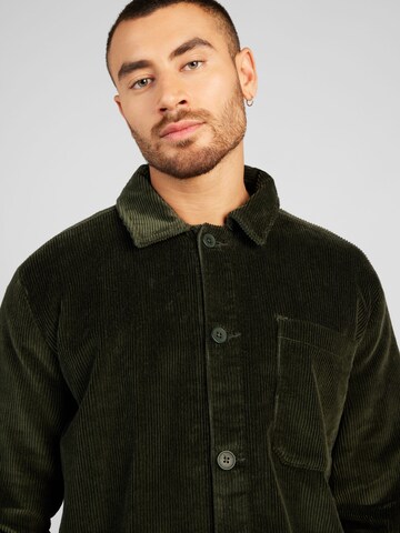 KnowledgeCotton Apparel - Regular Fit Camisa em verde