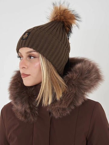 Refrigiwear Beanie 'SNOWFLAKE' in Brown