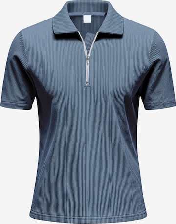 ALLTHEMEN Shirt 'Freiheit' in Blue: front