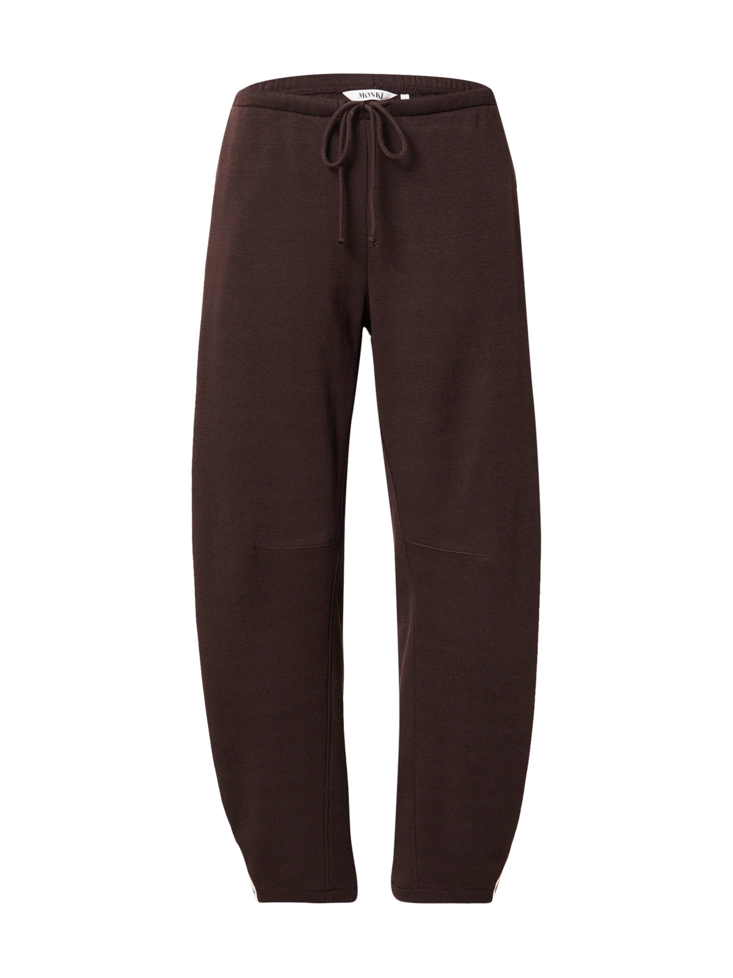 Monki Loosefit Broek in Bruin: voorkant