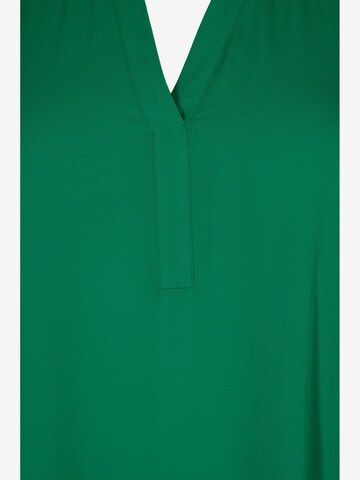 Camicia da donna 'EHUIJU' di Zizzi in verde