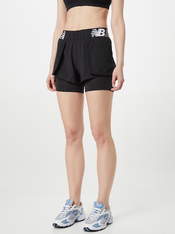 new balance Skinny Workout Pants 'Relentless' in Black: front