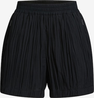 ESPRIT Pleat-Front Pants in Black: front