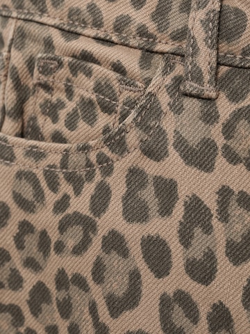 MANGO KIDS Loosefit Džíny – hnědá