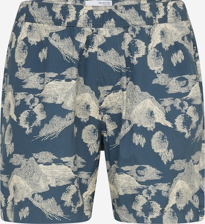 SELECTED HOMME Pantalon 'AIR' en bleu / gris clair / blanc cassé, Vue avec produit