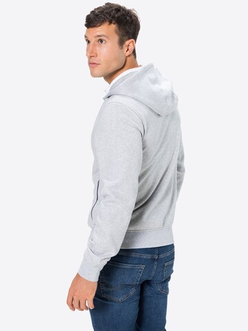 LACOSTE Regular Fit Sweatjacke in Grau