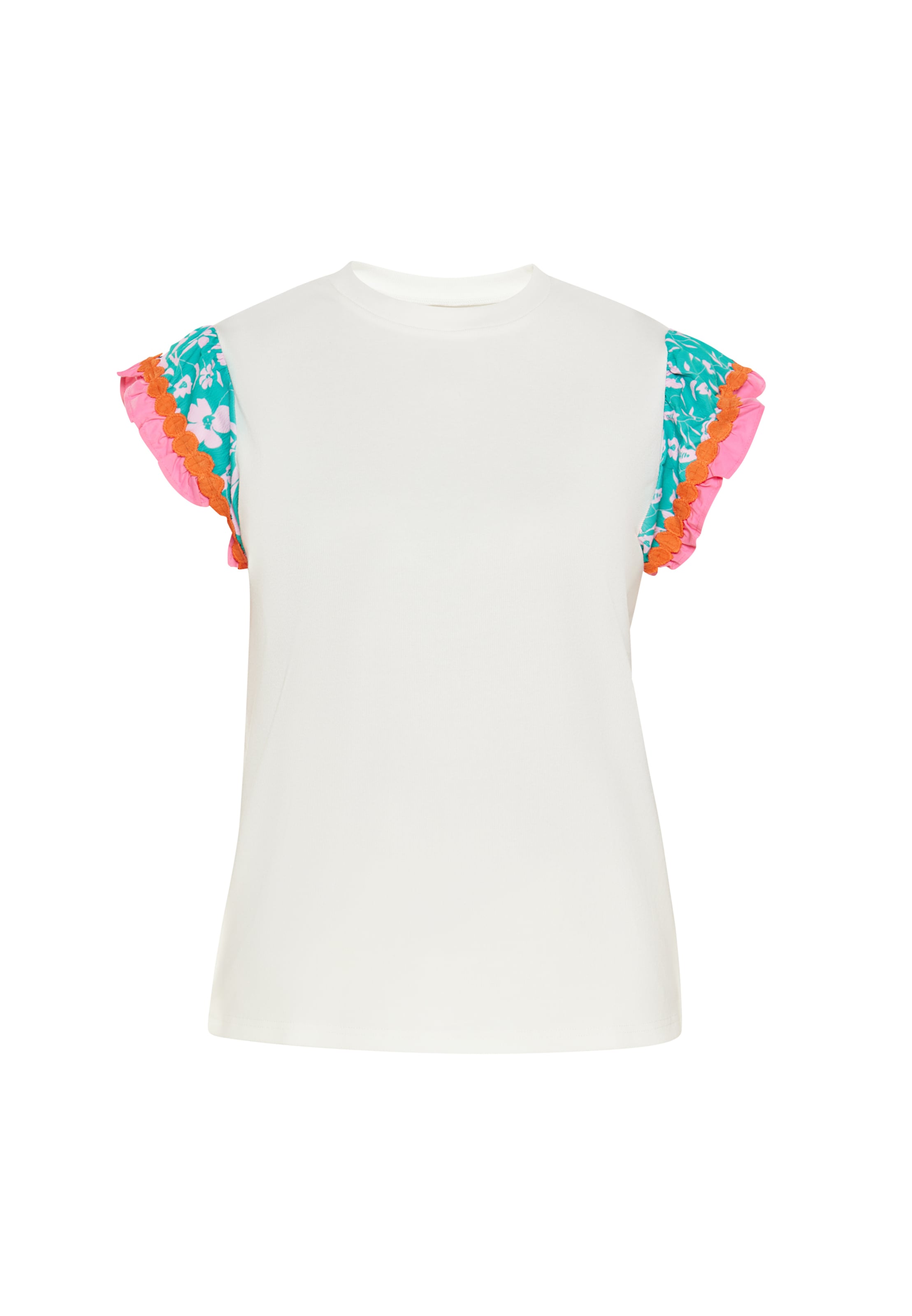 Usha - Blusa 'Fashion Look' em branco: frente