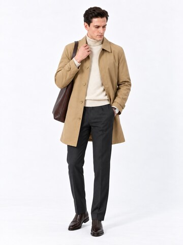 ALLTHEMEN Between-Seasons Coat 'Nebel' in Green