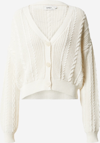 Cardigan 'CARLA' ONLY en beige : devant