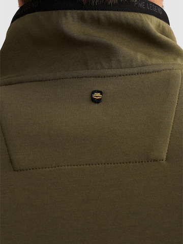 Felpa 'PME LEGEND - Sweat jacket with stand-up collar and zipper closure' di PME Legend in verde
