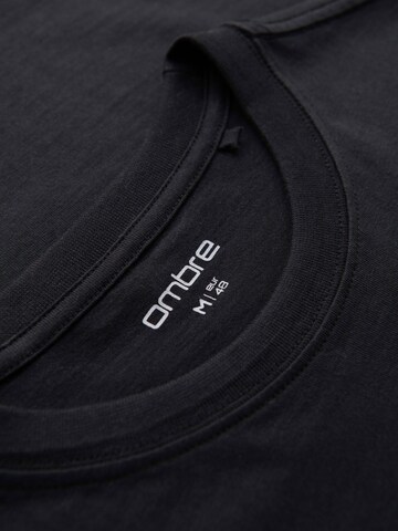 Ombre Shirt in Black