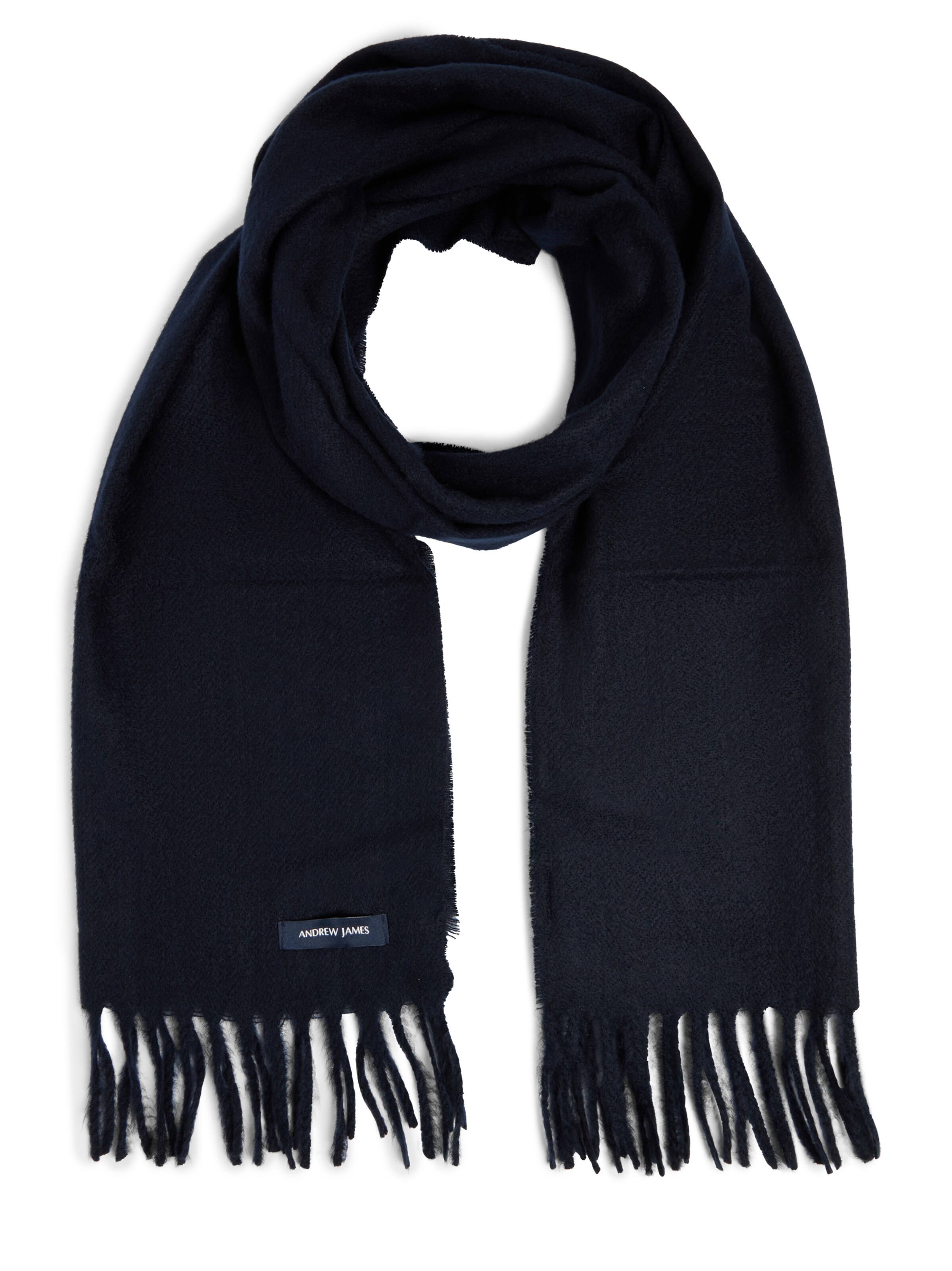 Andrew James Schal in Blau: Vorderseite