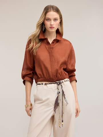 Camicia da donna di MOTIVI in arancione