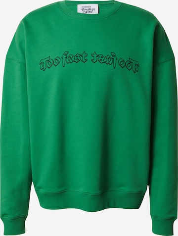 ABOUT YOU x Kingsley Coman Sweatshirt 'Jakob' in Green: front