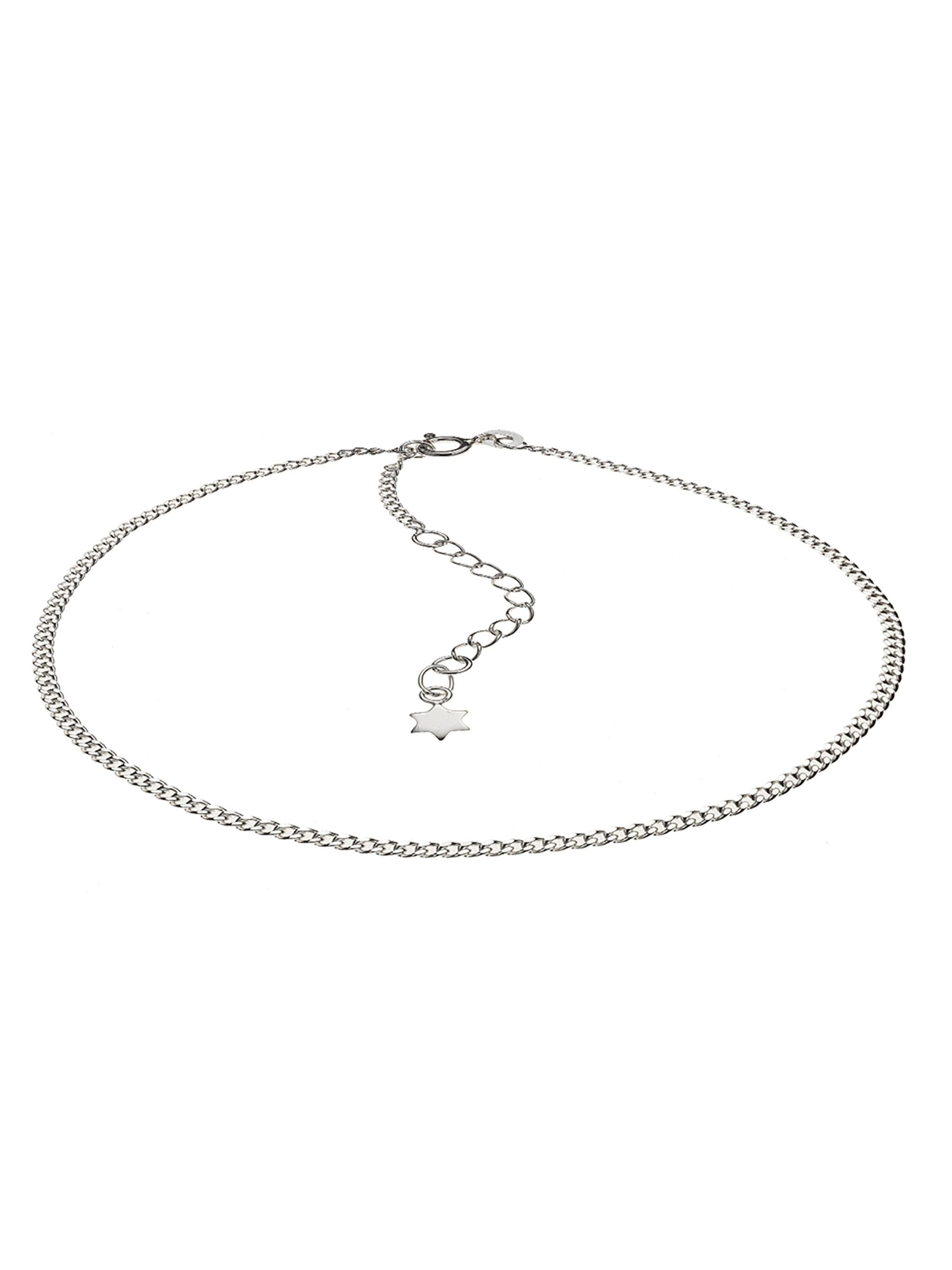 Zeeme Fusskette in Silber