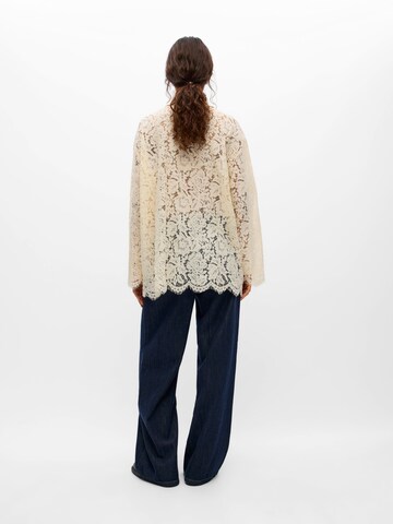 OBJECT - Blusa 'OBJGINIA' en beige: atrás