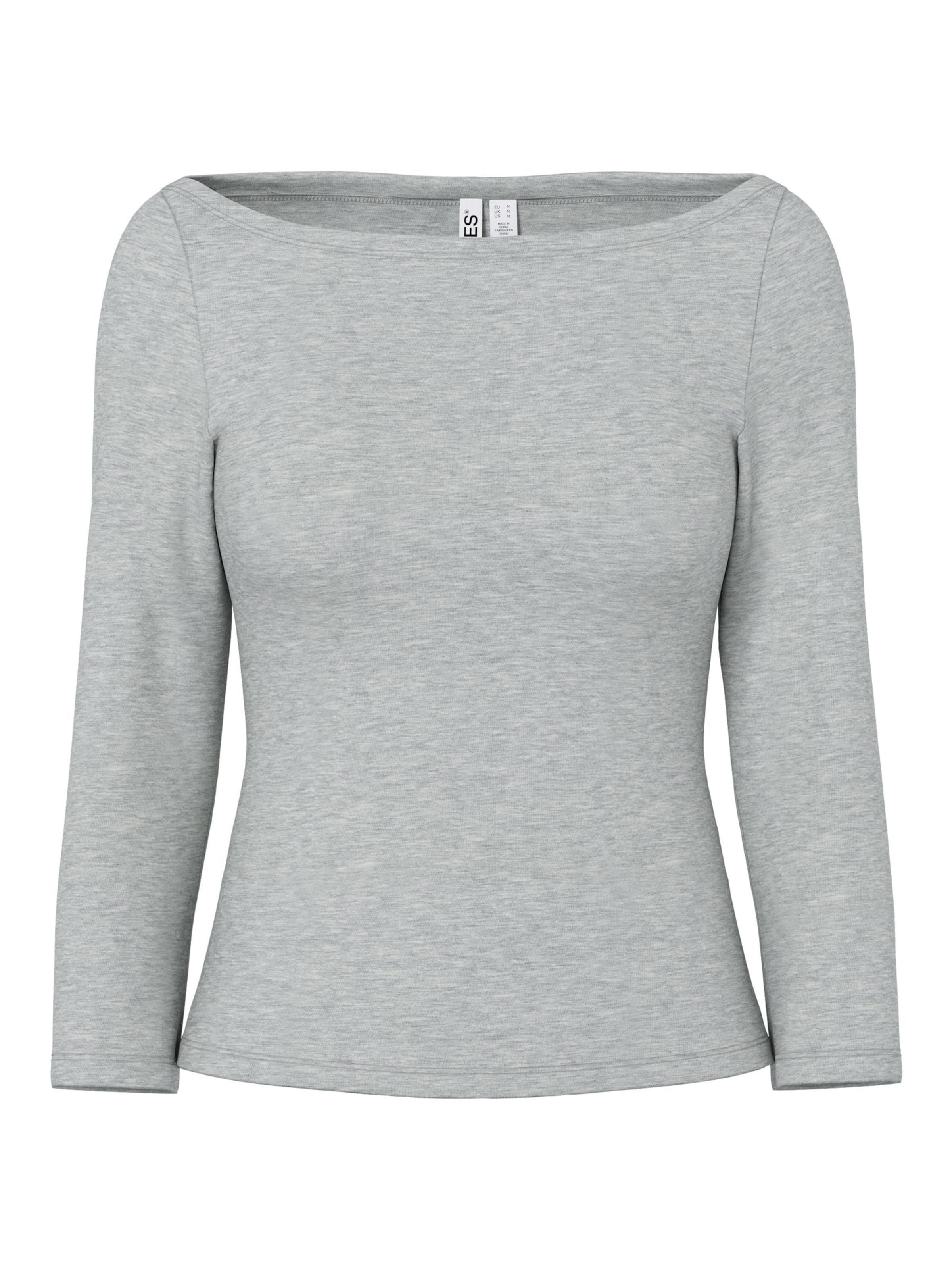 PIECES - Top 'PCPhoebe' en gris: frente